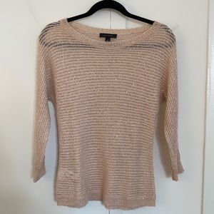 Ann Tylor Pink Sparkle Sweater